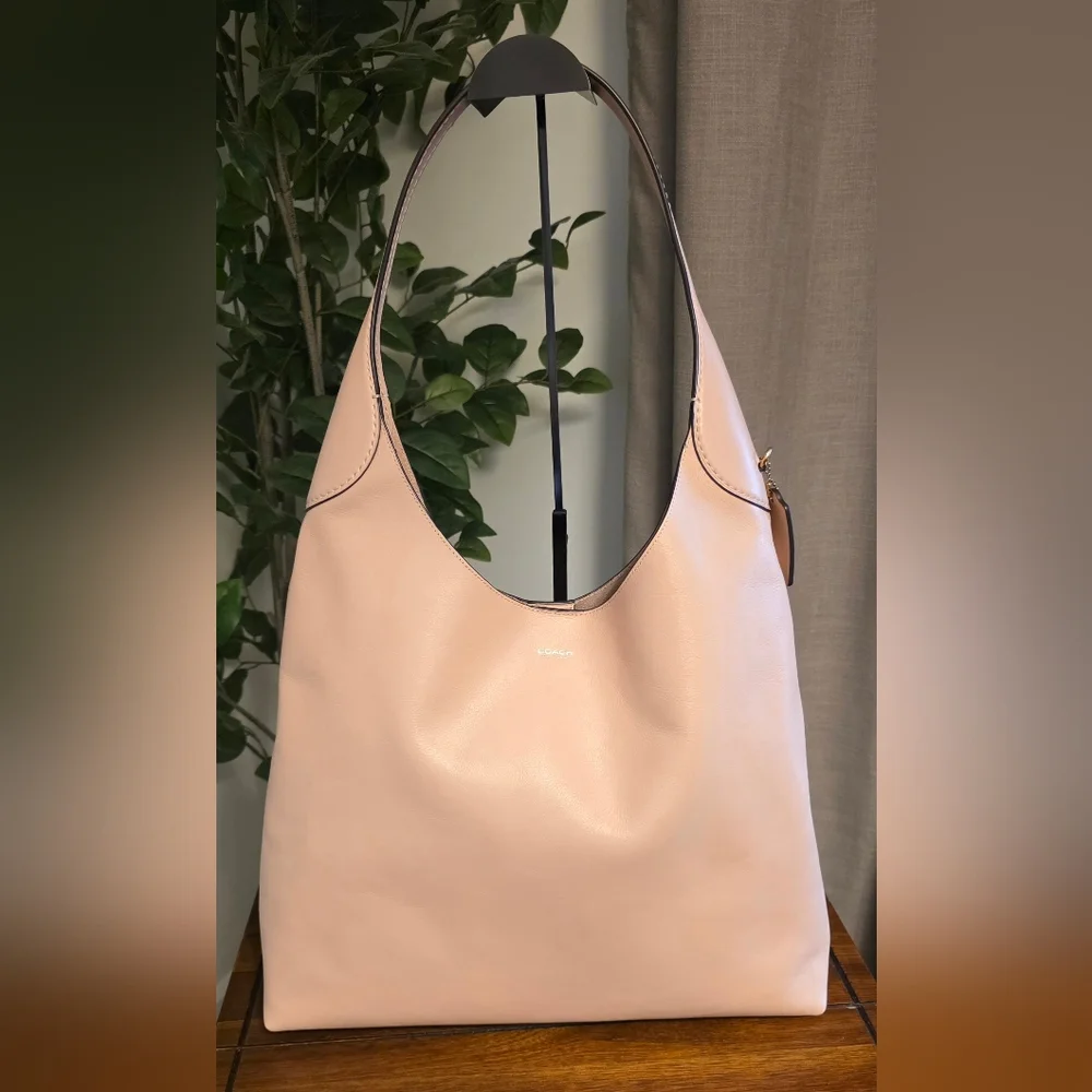Coach Brooklyn 39 Tan Beige Shoulder Bag